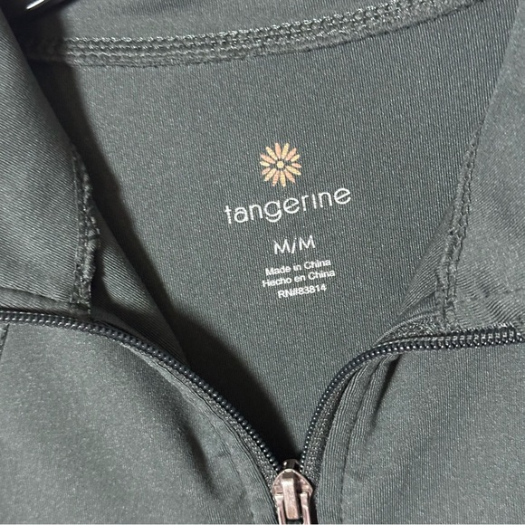 Tangerine Women Gray/Green Activewear Zip Up Jacket size M. - Picture 4 of 9